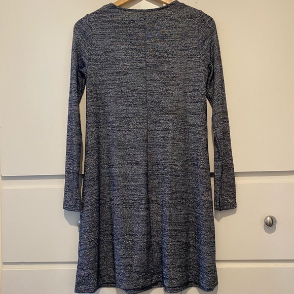 Gap swing dress in metallic silver-black-grey - Picture 5 of 7